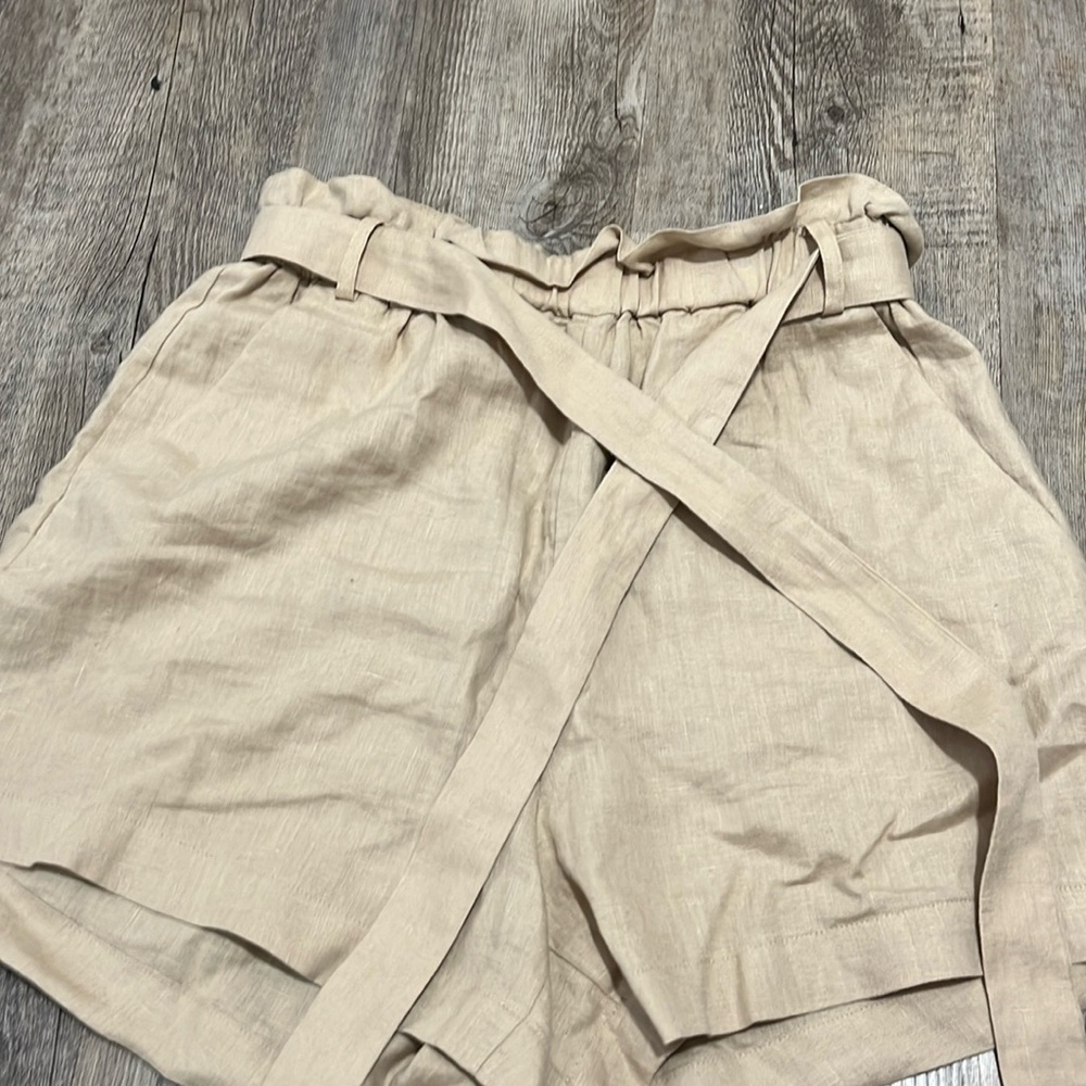 & other stories tan shorts
